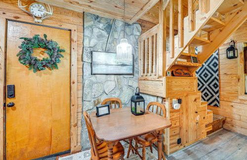 Roaring Gap House | Patio and Fire Pit Charming Cabin in Roaring Gap!