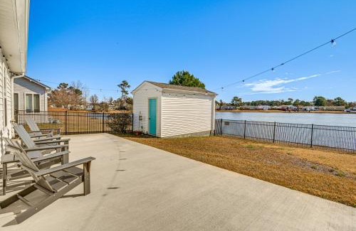Myrtle Beach House | Patio, Yard and Lake Views Home in Myrtle Beach!