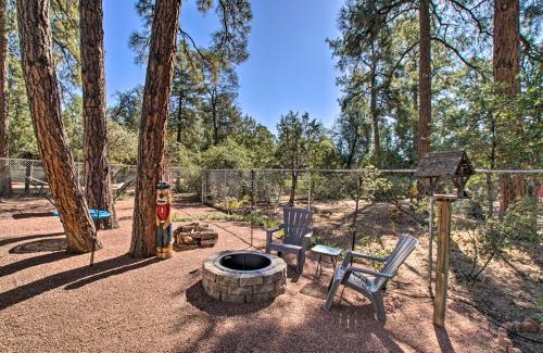 Payson House | Peaceful Deck and Fire Pit Payson Home!