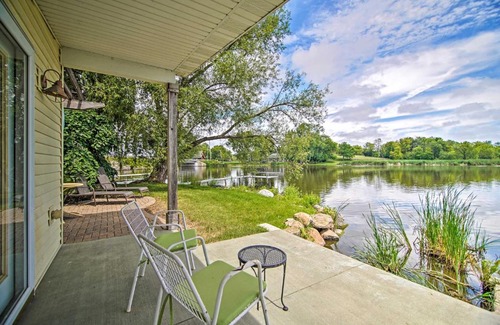Horicon Apartment | Peaceful Horicon Studio with Rock River Access!