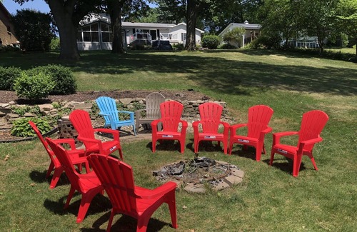 Sturgis House | Peaceful lakefront home perfect for families - 2 1/2 hours from Chicago