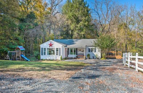 Cedar Falls House | Peaceful Renovated Home with Deck on Half Acre!
