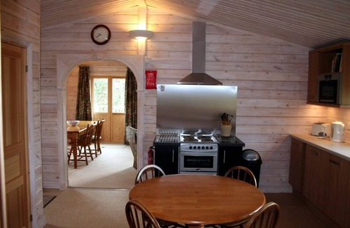 Llangeler Cabin | Peaceful Swedish Log Cabin set in a Vineyard Location