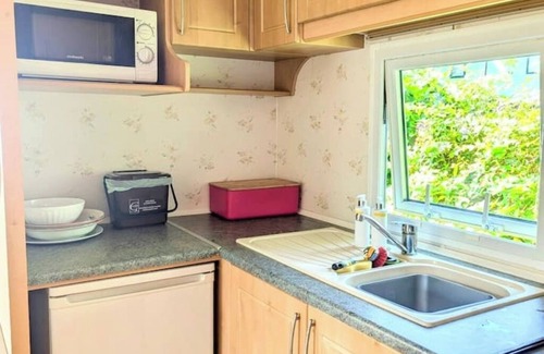 Bryn-crug House | Peaceful, woodland caravan site with pool and bar