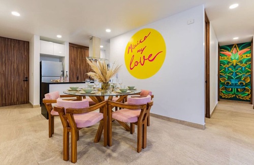San Miguel Chapultepec Apartment | Penthouse with Rooftop Terrace and BBQ