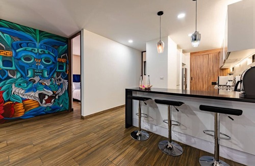 San Miguel Chapultepec Apartment | Penthouse with Rooftop Terrace and BBQ