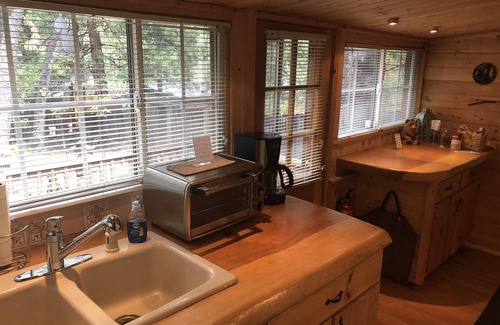 Idyllwild Cabin | Pet friendly cabin-Fully fenced yard! Pets stay free!