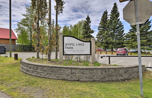 Sand Lake Apartment | Pet Friendly Anchorage Retreat w/Deck & Yard