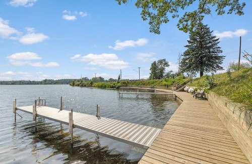 Newaygo Apartment | Pet-friendly Cabin with Dock, Firepit, BBQ