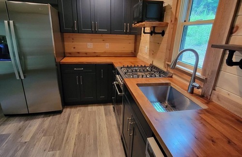 Mineral Bluff Cabin | Pet Friendly Tiny Home on a trout stream in the Blue Ridge Mountains