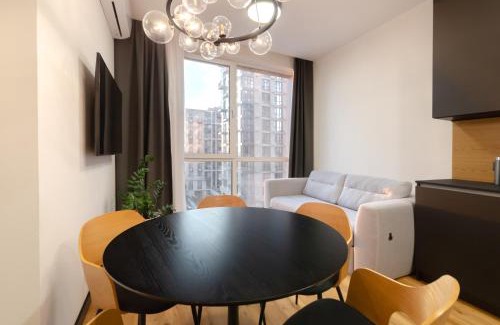 Afanasivsʹkyy Yar Apartment | Petrovdom Apartments 6-107 in RC Yaroslaviv Grad, Bulvarno-Kudriavska 17b