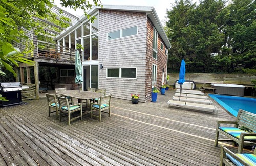 Fire Island Pines House | Pines Midcentury 3-bedroom house with AC, WiFi in fabulous Fire Island