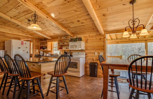 Rutherfordton Cabin | Piney Knob Lodge-15 Min to Lake Lure-30 Min to TIEC-Hot Tub -Stocked Pond-Creek