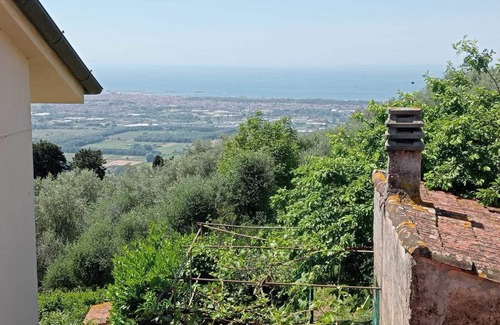 Pedona House | Pink house in Versilia hills with garden and holistic massage service