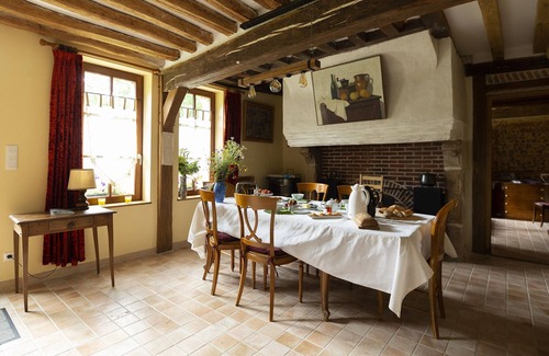 Les Bottereaux House | Pretty Norman cottage with indoor and heated pool, sauna and spa