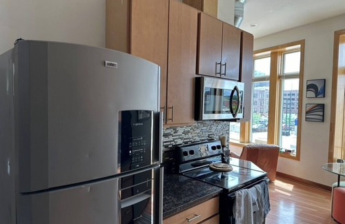 Downtown Minneapolis Condo | Prime downtown Minneapolis location. Sleeps 4, 2BR, 1BA, full kit.