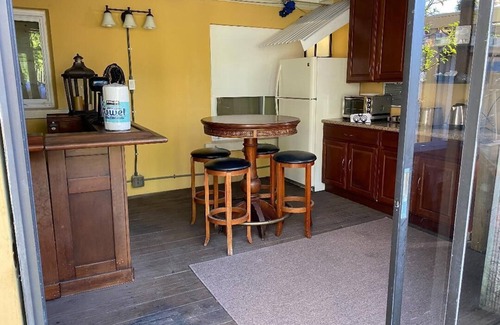 Southside Cottage | Private 2+1 -Room Pool House - walk to waterfront ! Heated salt water pool.