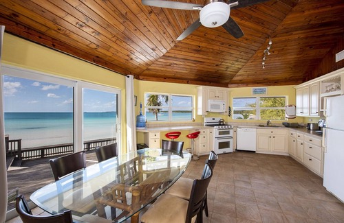 South Palmetto Point House | Private 4BR Home Directly on Stunning Caribbean Ten Bay Beach