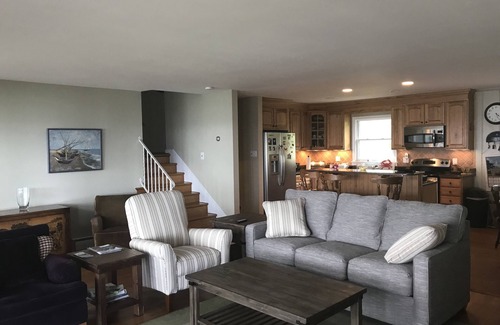 Port Republic House | Private Beachfront Home with Beautiful Bay View