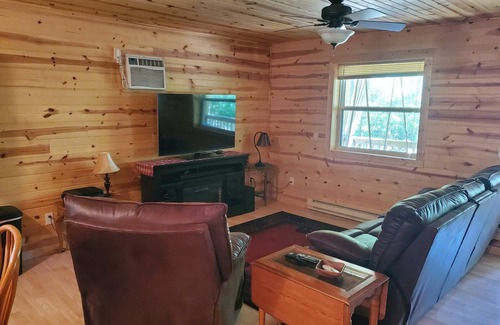 Eau Claire County Cabin | Private cabin with direct ATV/UTV trail access