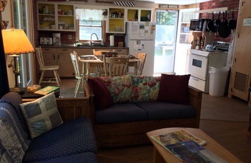 Franklin House | Private Cottage with dock, kayaks, swing set, near Acadia NP on Georges Pond