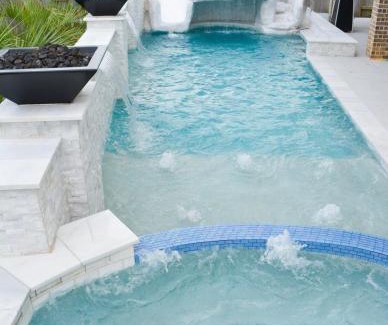Tomball House | Private Houston Oasis Waterfall Pool Jacuzzi