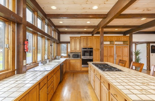 Hoosick Falls House | Private Indoor Heated Pool + Hot Tub + Fire Pit + Pond, on 35 Acres - sleeps 20