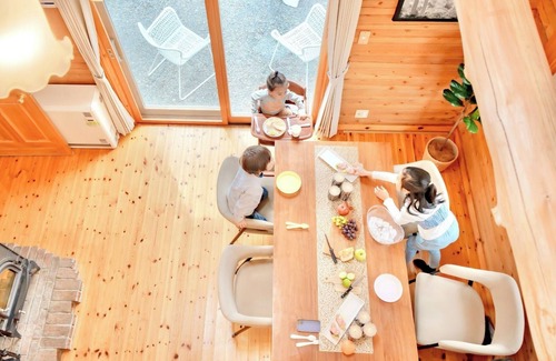 Sano Cottage | Private log house in Sano City with wood stove hammock board games and projector screen/Sano Tochigi
