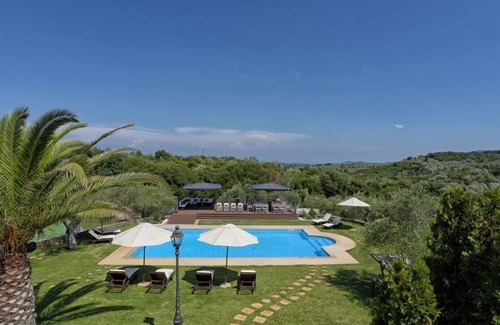Vassilatika Villa | “Private Luxury Estate with Pool, Tennis & Cinema”(sleep 18-25)