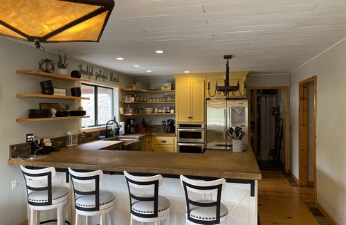 Weaverville House | Private Mountain Getaway with pool yet 4 miles to downtown Weaverville