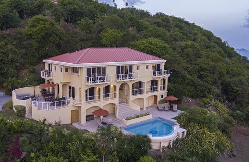Estate Little Saint Thomas Villa | Private oceanfront villa with gorgeous sunsets!