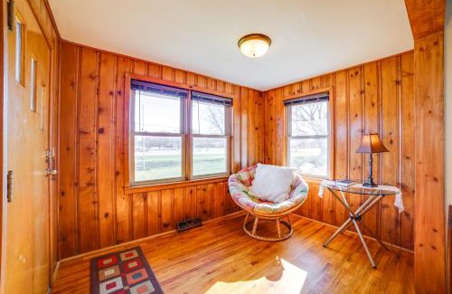 Tefft House | Private Patios and Sunset Views Francesville Home