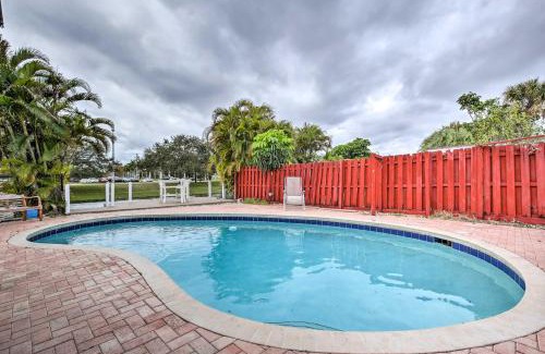 Survey Creek House | Private Pool and Dock Coconut Creek Home!