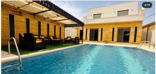 Al Kafrayn Villa | Private Pool - Relax Chalet Deadsea