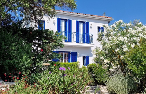 Makriotika Villa | Private Pool, Rural location, 5 min walk to next restaurant, lovely Sea Views