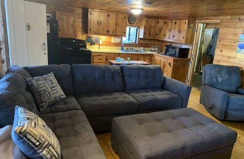 Farmington Falls Cottage | Private & secluded waterfront cabin on 5 acres 3 bedroom 1 bath amazing views