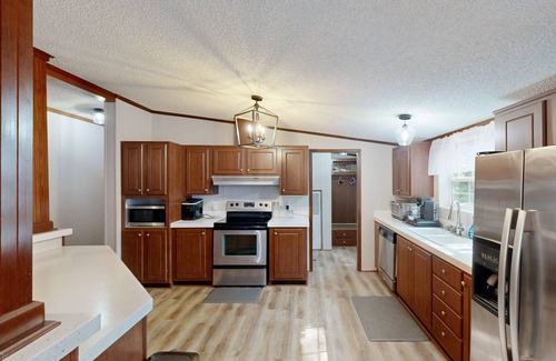 Newberry Shores House | Private Sunset Home on the Lake with deck and private pool