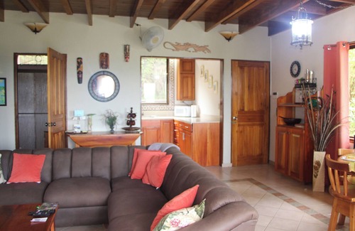 Aguacate House | Private Villa is Paradise with Tropical Gardens & Rain Forest Trail by River