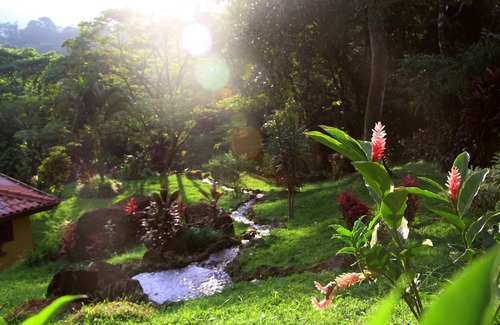 Aguacate House | Private Villa is Paradise with Tropical Gardens & Rain Forest Trail by River