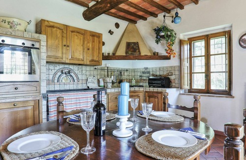 Radda in Chianti Villa | Private Villa with private pool, A/C, WIFI, TV, patio, pets allowed, panoramic view, parking