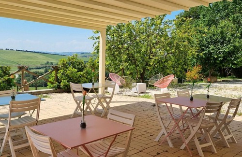 Loreto Villa | Private Villa with WIFI, A/C, private pool, TV, panoramic view, parking, close to Porto Recanati