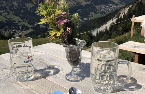 Lenzerheide Apartment | Quaint apartment in Lenzerheide with fireplace and beautiful panoramic views