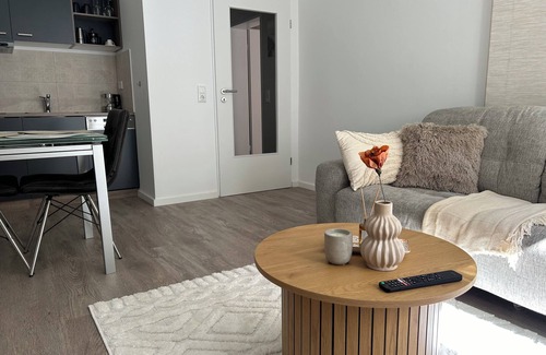 Coesfeld Apartment | Quiet basement apartment on Coesfelder Berg with infrared sauna