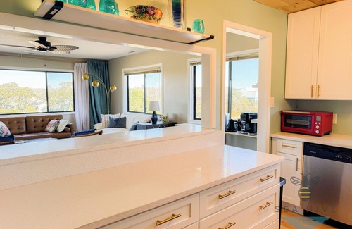 Caswell Beach Condo | Quiet Island Getaway for 8