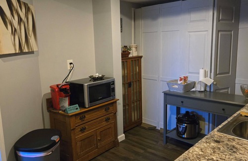 Charlotte Apartment | Quiet lower level apartment in farm-like setting.