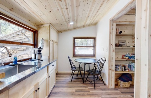 Crescent Cottage | Quiet, secluded cabin among the pines with firepit, great for outdoor adventures