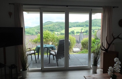 Bad Laasphe Apartment | Quiet vacation apartment (50m2) with distant view