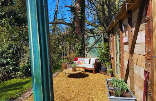 Aldborough Apartment | Quirky railway carriage has been crafted with attention to detail