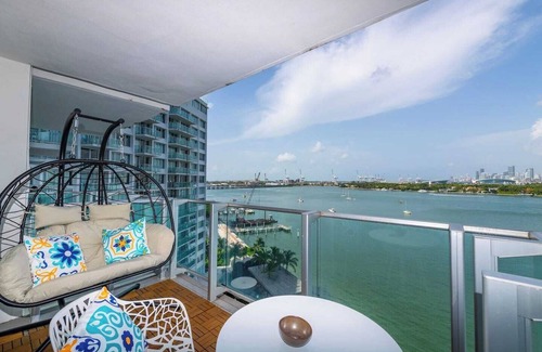 West Avenue Apartment | Rare 2BR | Mondrian Hotel BayView Star Island | Resort Access + Balcony @ Mondrian South Beach Hotel. Luxury bay front resort known for its Art Deco glamour, lush pool deck, and sweeping views of Star Island and Downtown Miami, near everything.