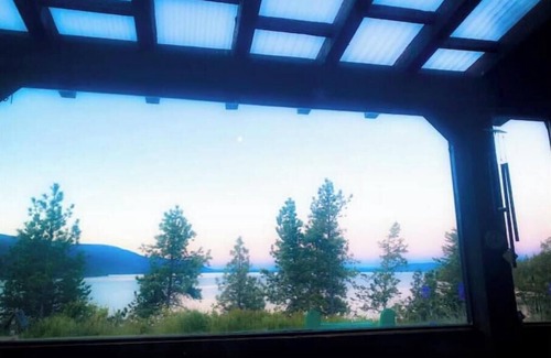 Woods Bay House | RARE FIND: Over 200' of Flathead Lake Lakefront with distinctive home